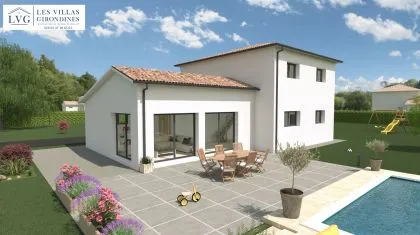 photo Projet de construction d'une maison 140.56 m² avec terrain à LEOGNAN (33) à Léognan
