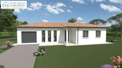 photo Projet de construction d'une maison 101.16 m² avec terrain à SAINT-PIERRE-DE-BAT (33) à Saint-Pierre-de-Bat
