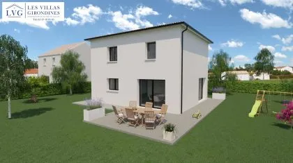 photo Projet de construction d'une maison 98.08 m² avec terrain à CANEJAN (33) à Canéjan