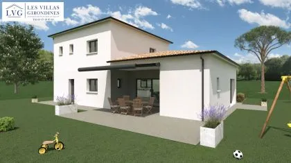photo Projet de construction d'une maison 156.93 m² avec terrain à ARBANATS (33) à Arbanats