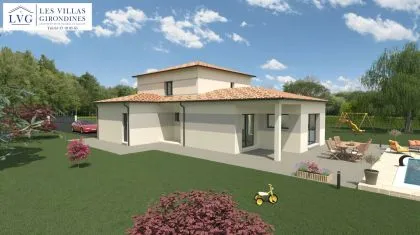photo Projet de construction d'une maison 137.47 m² avec terrain à SAINT-AUBIN-DE-MEDOC (33) à Saint-Aubin-de-Médoc