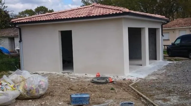 Un garage en annexe